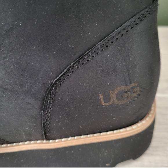 UGG Ritter Boot Black Treadlite Men's New Size 10 - Picture 10 of 11
